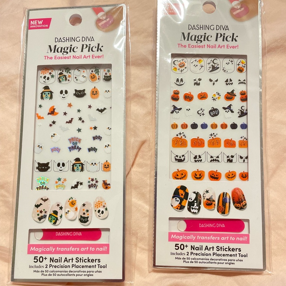 Dashing Diva Halloween Magic Pick 3D Nail Art Stickers, Halloween